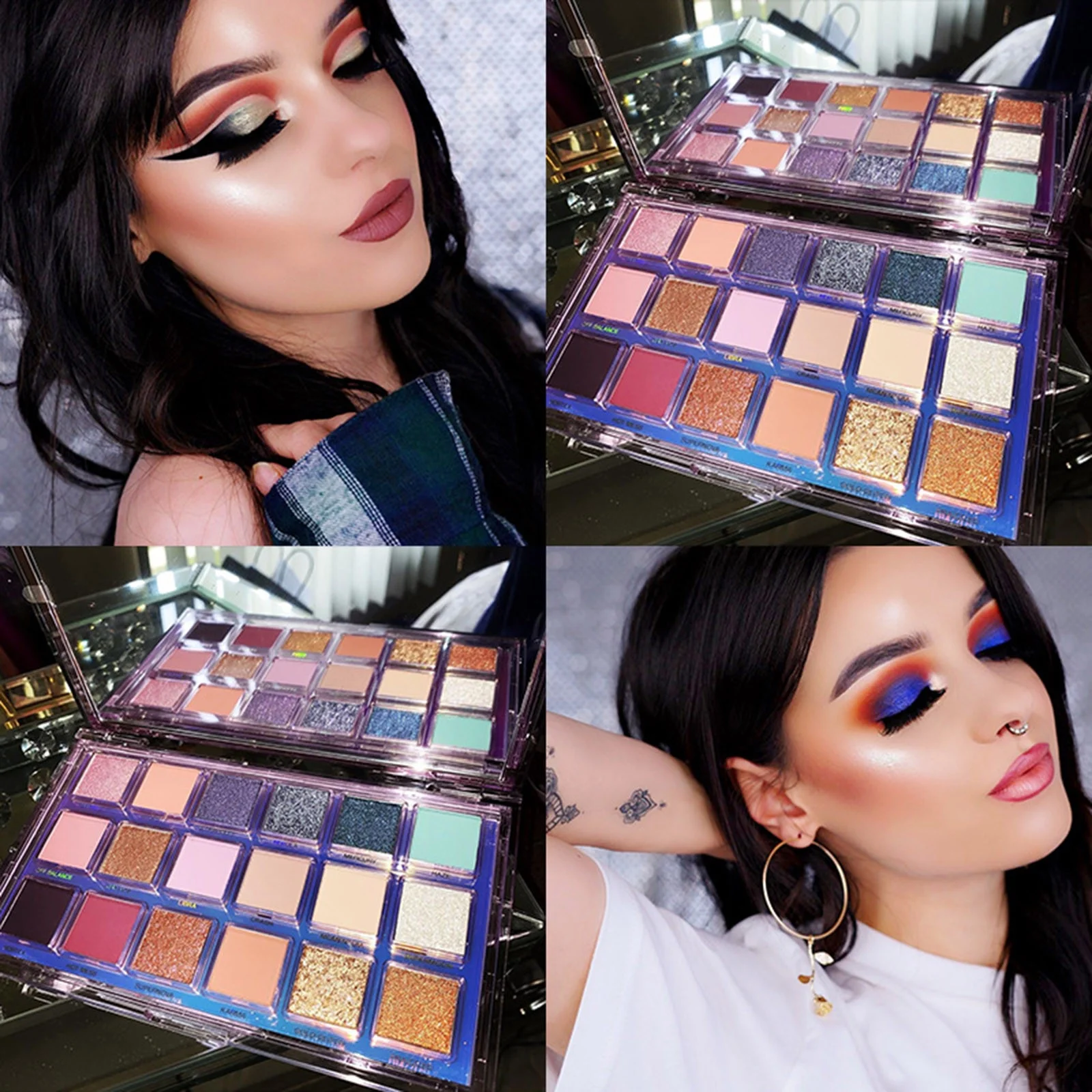 Eyeshadow Retrograde 18 Color Eyeshadow With Pearlescent And And Smooth Powder Highly Pigmented Makeup Beauty Tools Clearance - Image 9