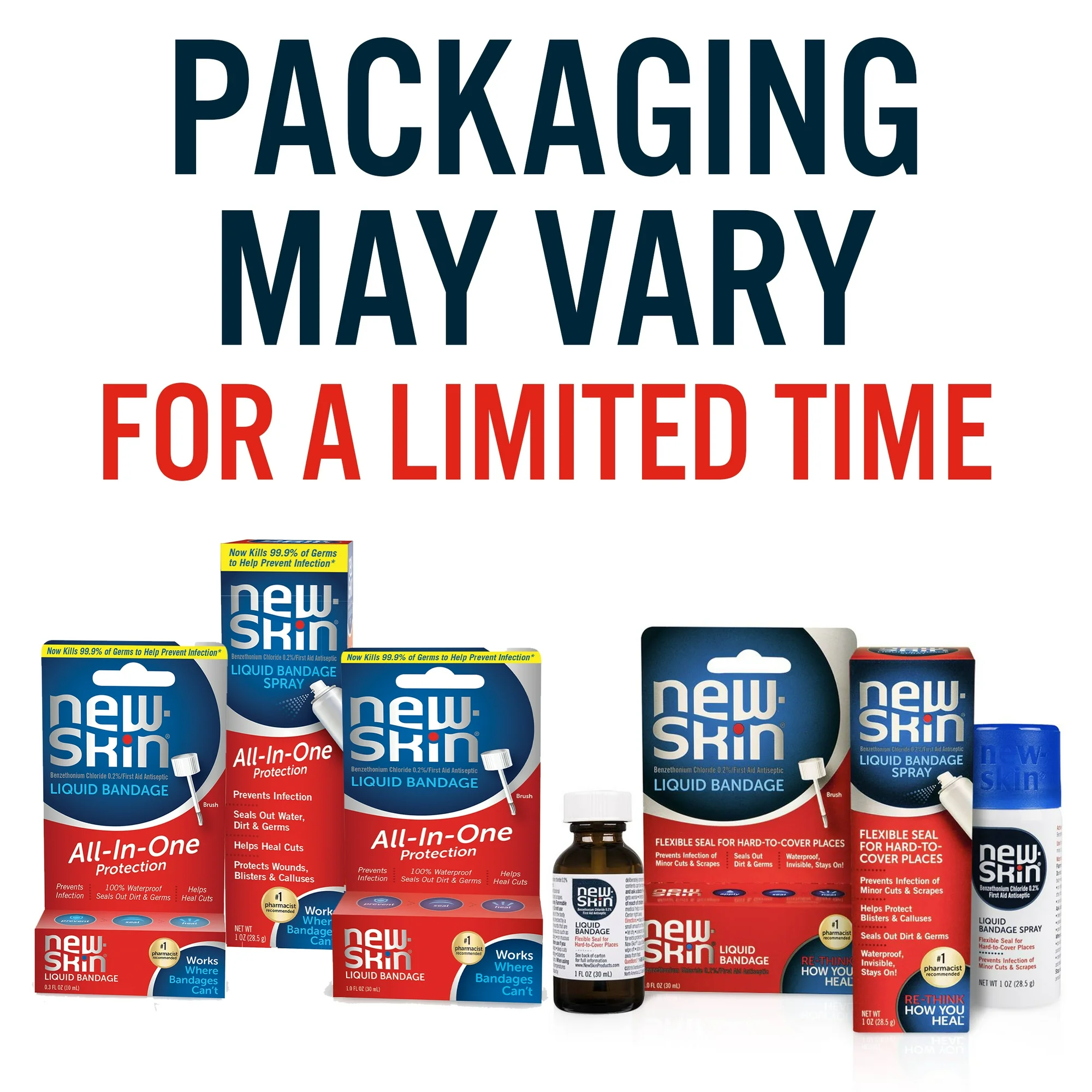 New-Skin Liquid Bandage, Waterproof Bandage for Scrapes and Minor Cuts, 0.3 fl oz - Image 4