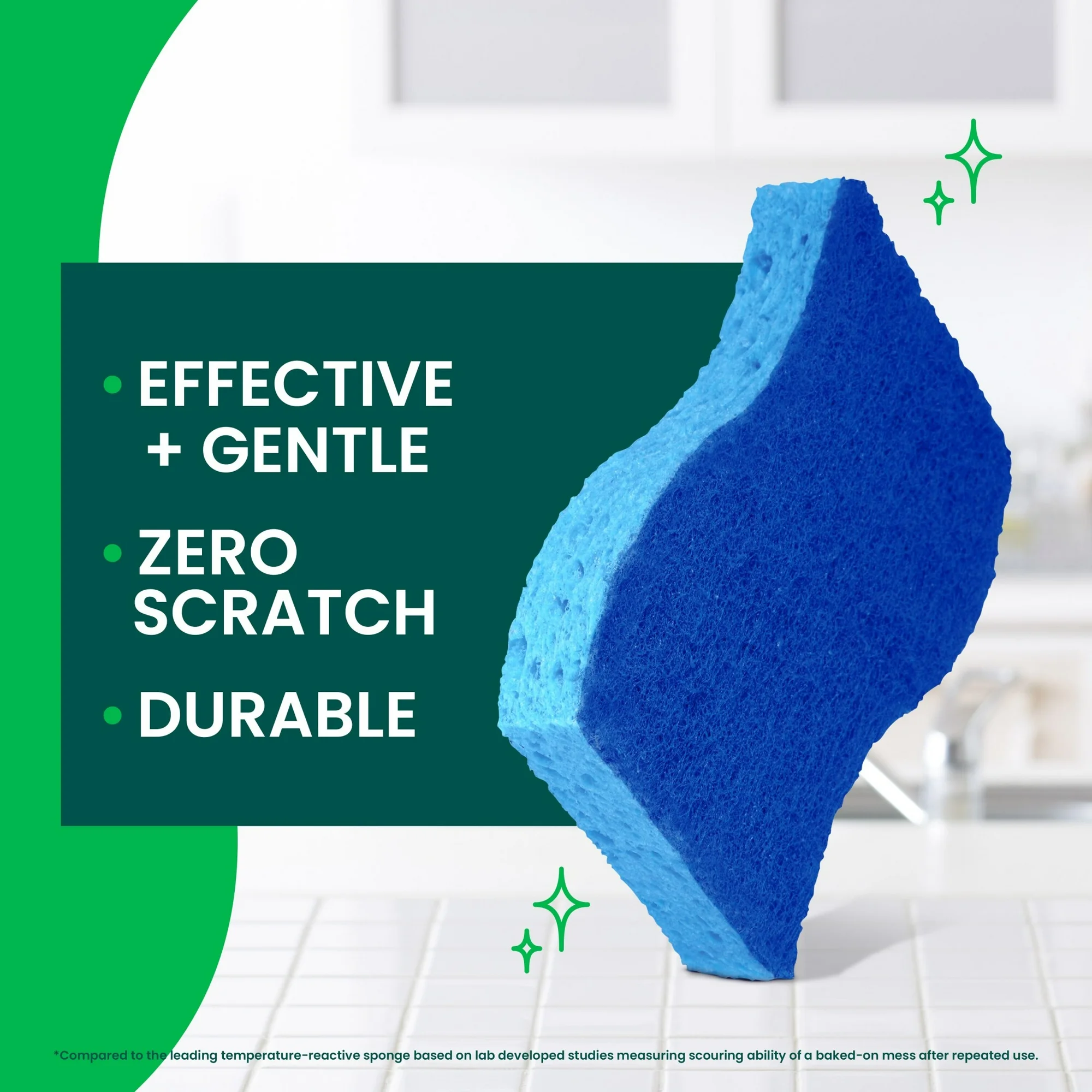 Scotch-Brite Non-Scratch, Zero Scratch Scrub Sponges, 6 Sponges - Image 4