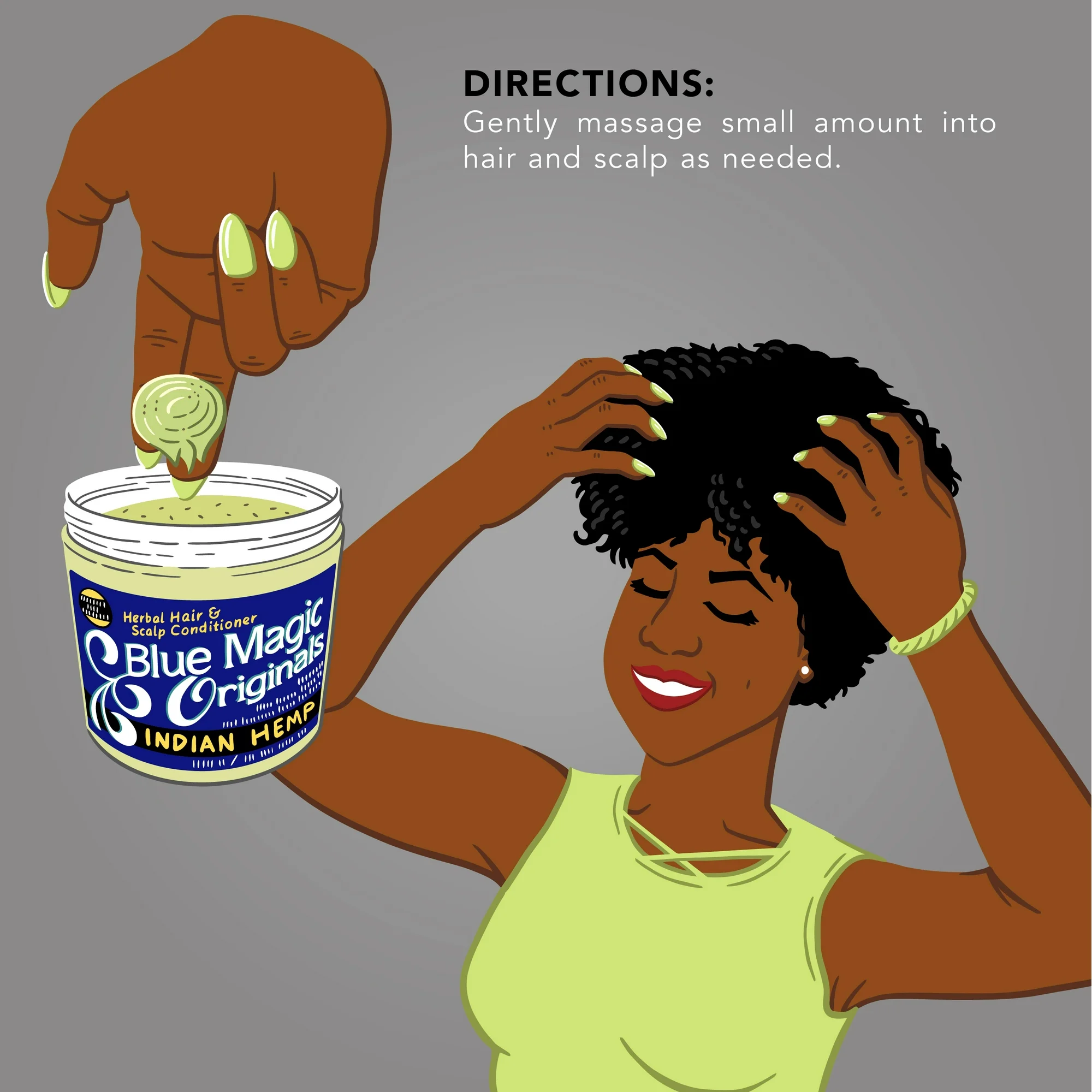 Blue Magic Originals Indian Hemp Herbal Hair & Scalp Conditioner, 12 oz, All Hair Types - Image 5