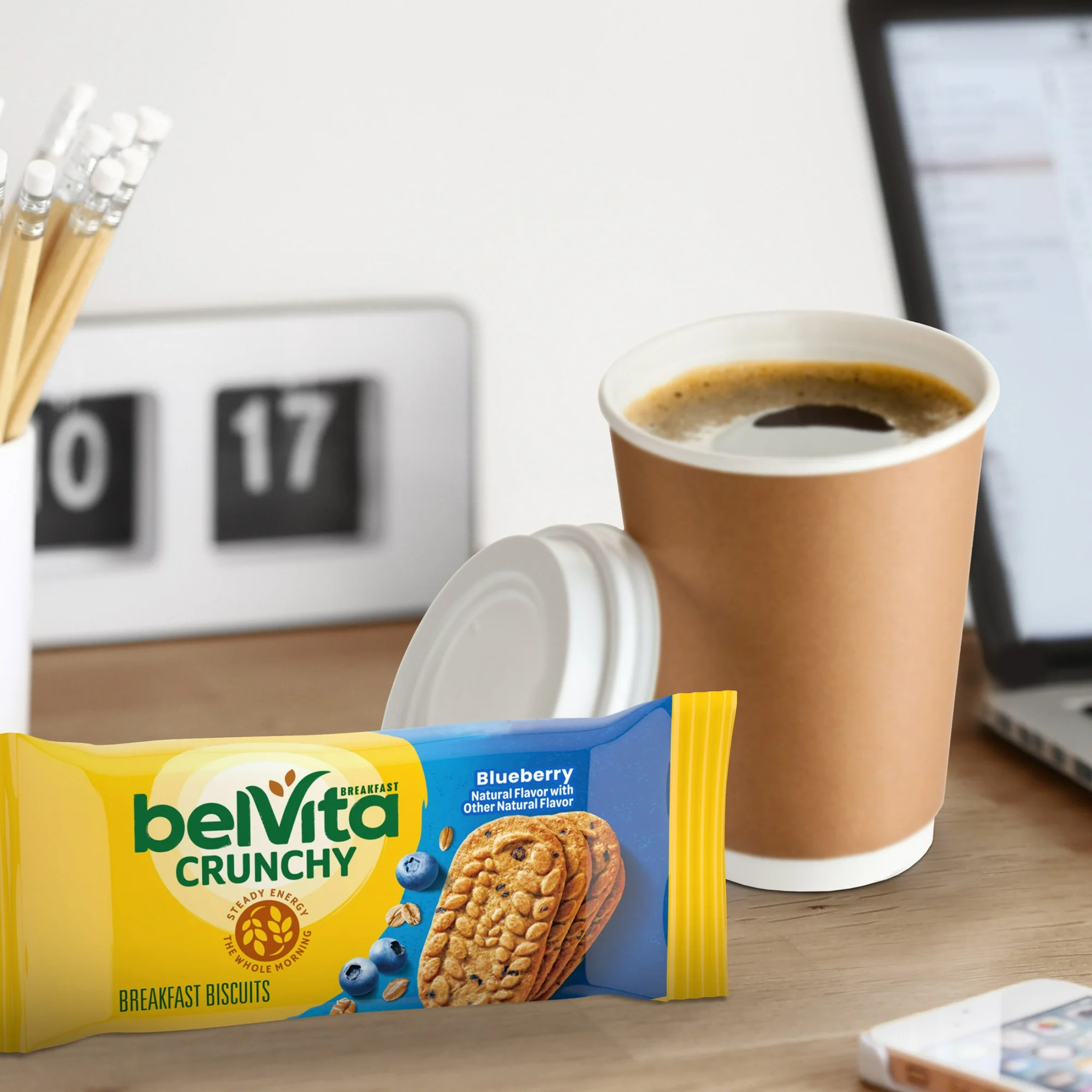 belVita Breakfast Bars Biscuits, Blueberry, 5 Packs (4 Biscuits Per Pack) - Image 10