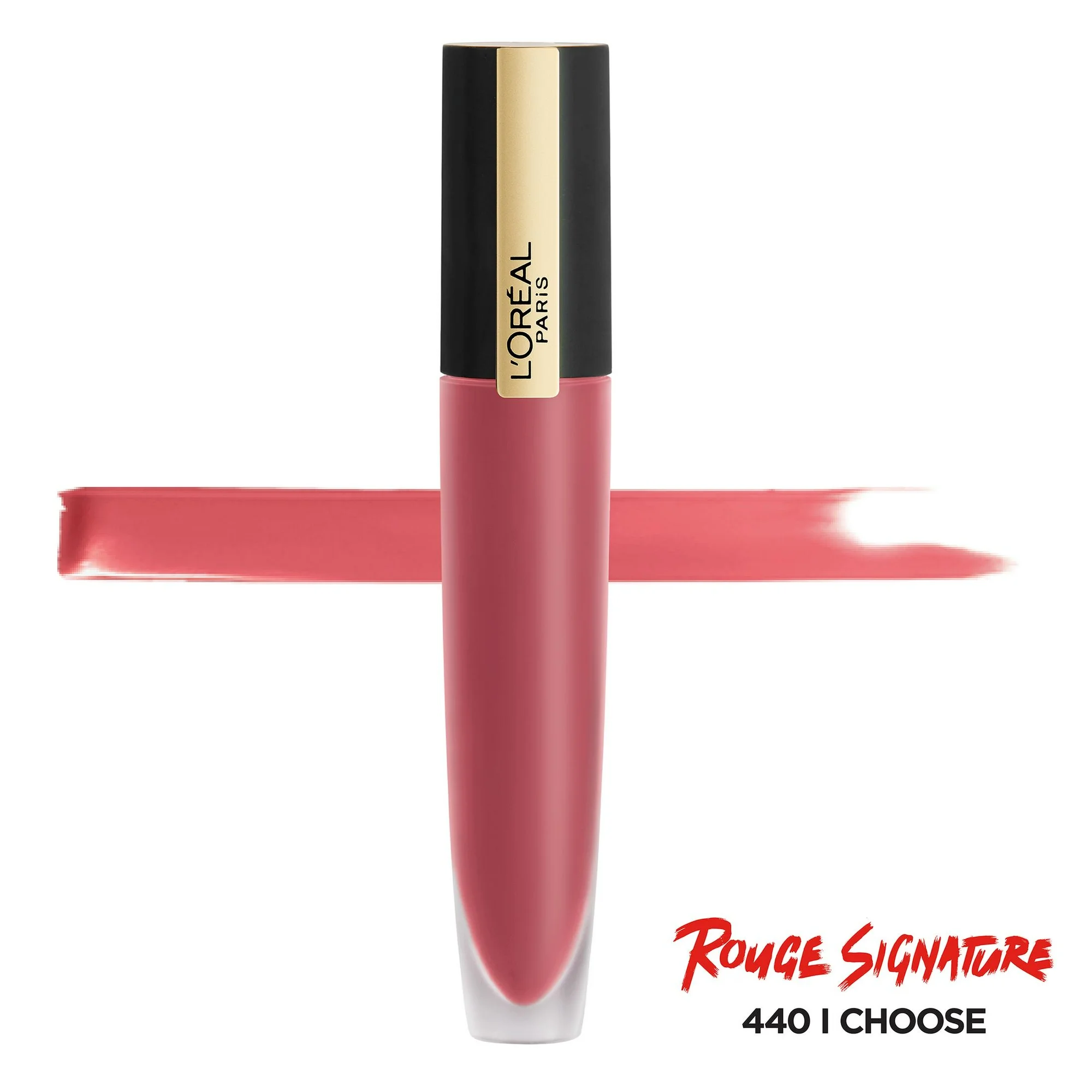 L'Oreal Paris Rouge Signature Lightweight High Pigment Matte Lipstick, I Choose - Image 3