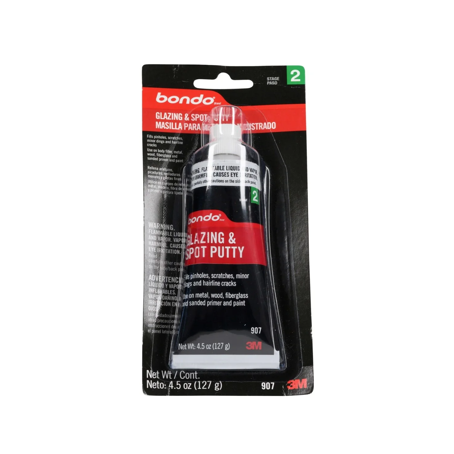 Bondo Glazing and Spot Putty, 00907ES, 4.5 oz, 1 Tube - Image 12