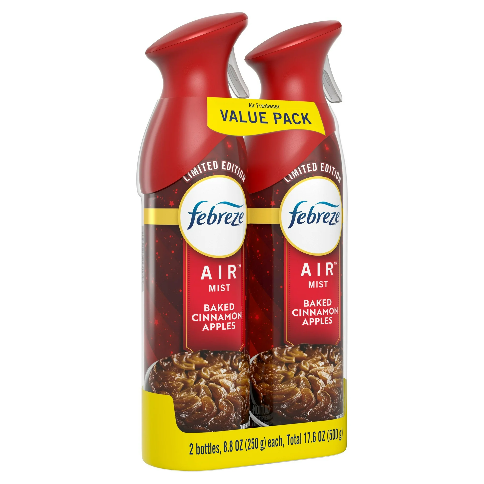 Febreze Air Mist, Odor-Fighting Air Freshener, Baked Cinnamon Apples, 8.8 oz. Aerosol, Pack of 2 - Image 9