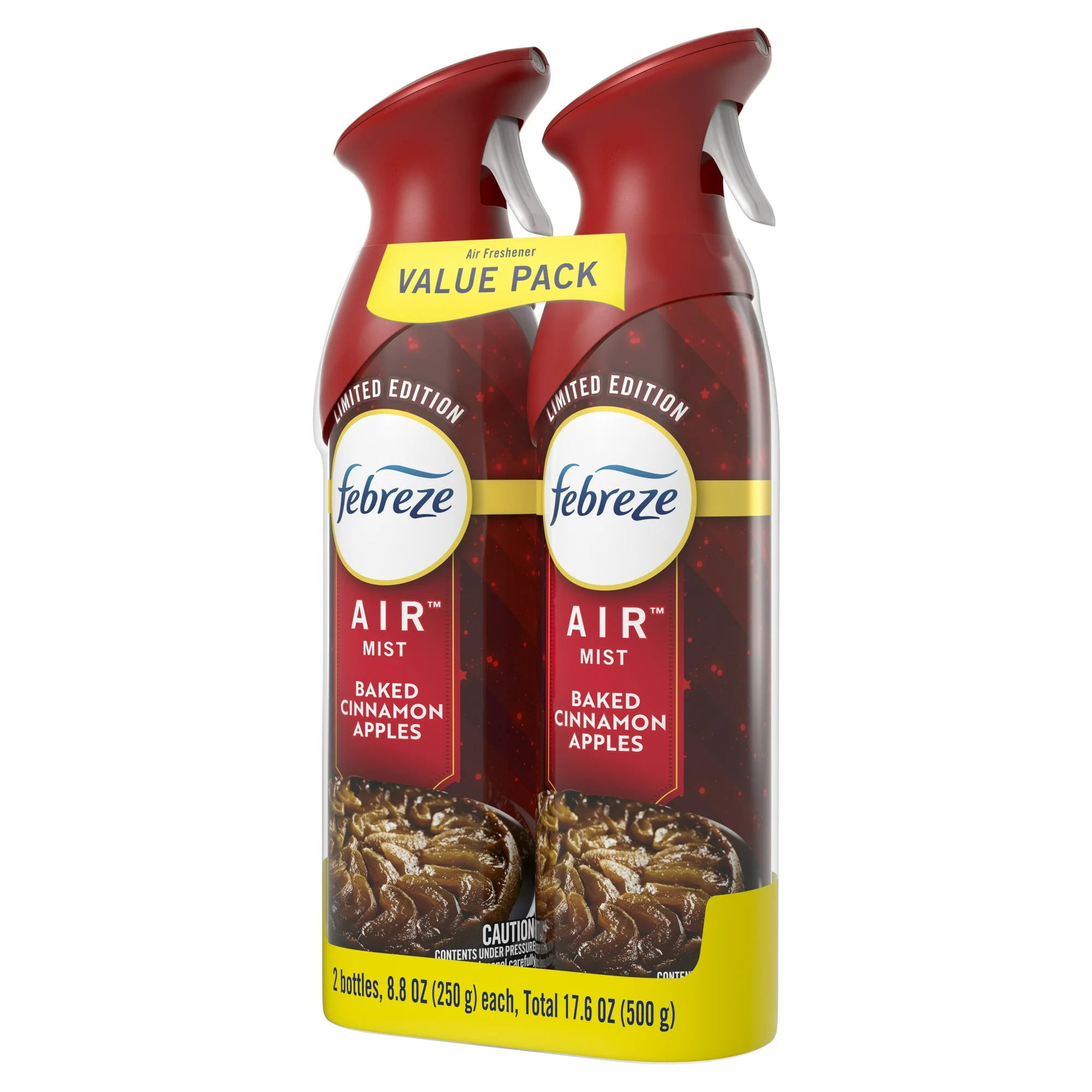 Febreze Air Mist, Odor-Fighting Air Freshener, Baked Cinnamon Apples, 8.8 oz. Aerosol, Pack of 2 - Image 10