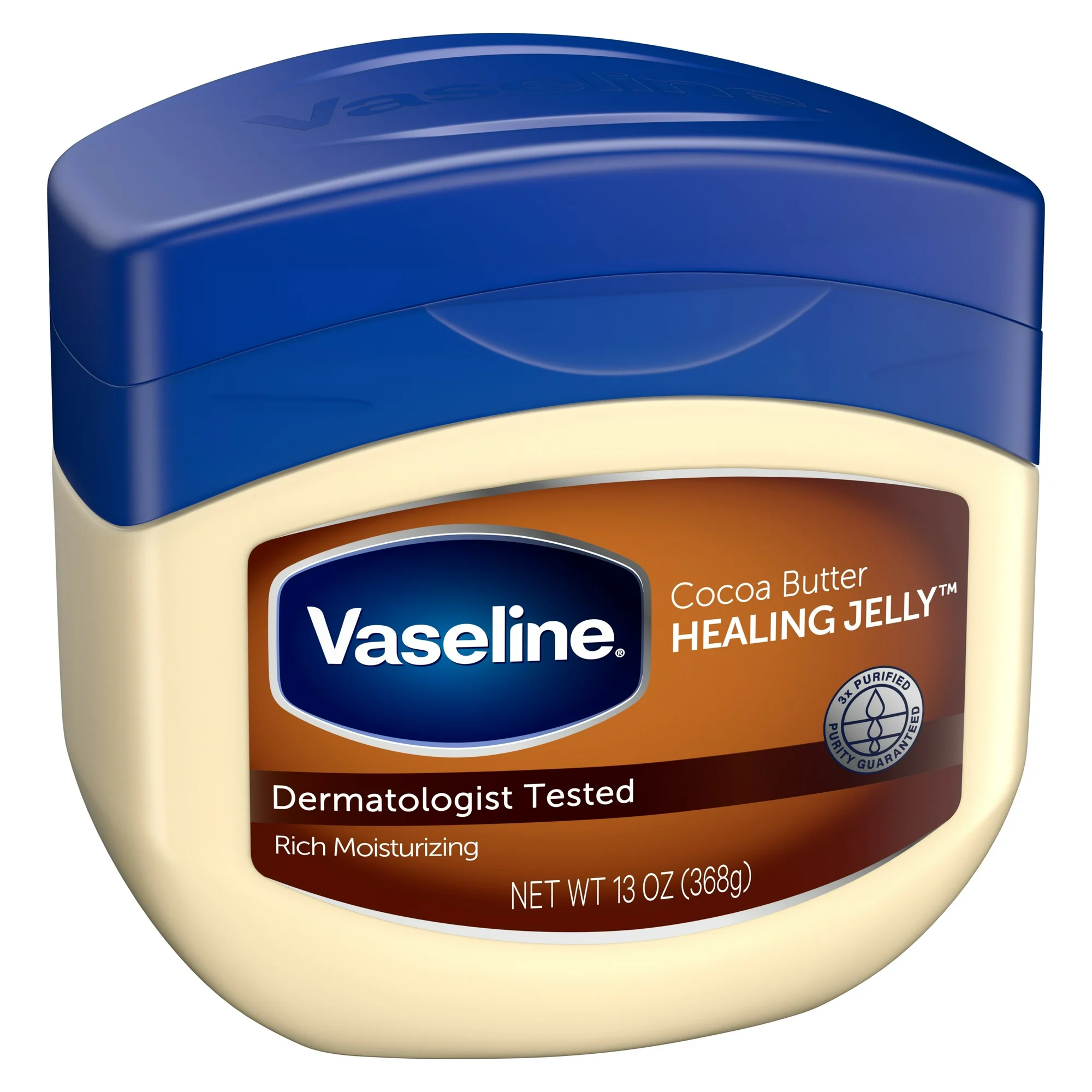 Vaseline Rich Moisturizing Cocoa Butter Healing Petroleum Jelly for Dry Skin, 13 oz - Image 5