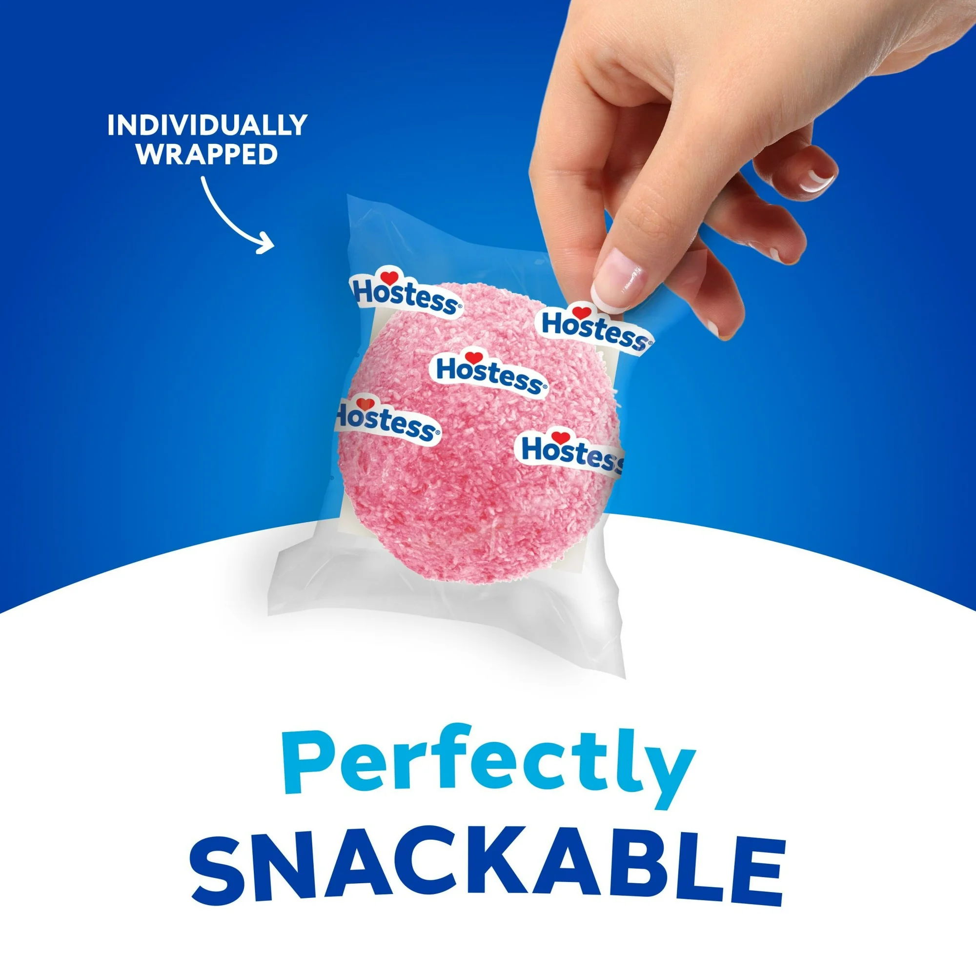 Hostess Snoballs Snack Cakes, Coconut & Marshmallow Covered Chocolate Cake, 10.5 oz Box (6 Ct.) - Image 5