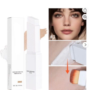 Color Changing Foundation Cover Cream Stick - Korean Color-Changing Foundation - Full to Medium Coverage Base Makeup - Light and Naturally Moisturized Concealer - Suitable For All Types