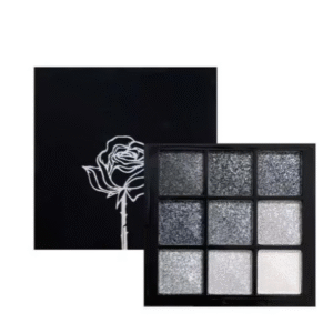 Eyeshadow Black Gray Silver Glitter Eye Eyeshadow Makeup 9 Colors Cool Toned Glitter Eyeshadow Make Up Black Eyeshadow Makeup Beauty Tools Clearance