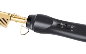 Cosmug Hair Curlers Purpose Dry and Wet Copper Comb Hair Straightener Household Curling Multifunctional Bangs Electric Comb Hair Straightener, Curling Wand Clearance Sale, Hair Straightening Comb*1