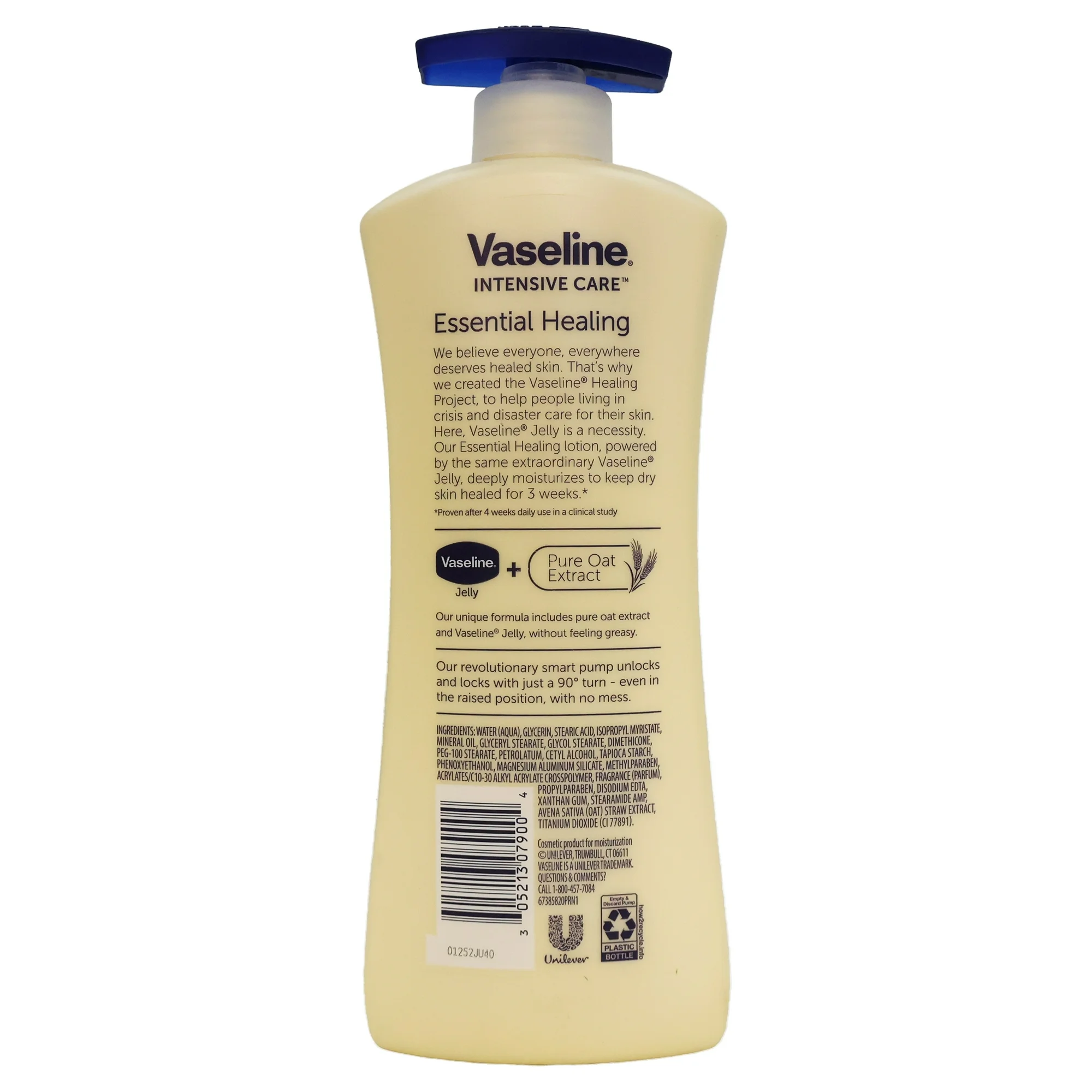 Vaseline Intensive Care Essential Healing Body Lotion, 20.3 Oz., Pack of 1 - Image 2