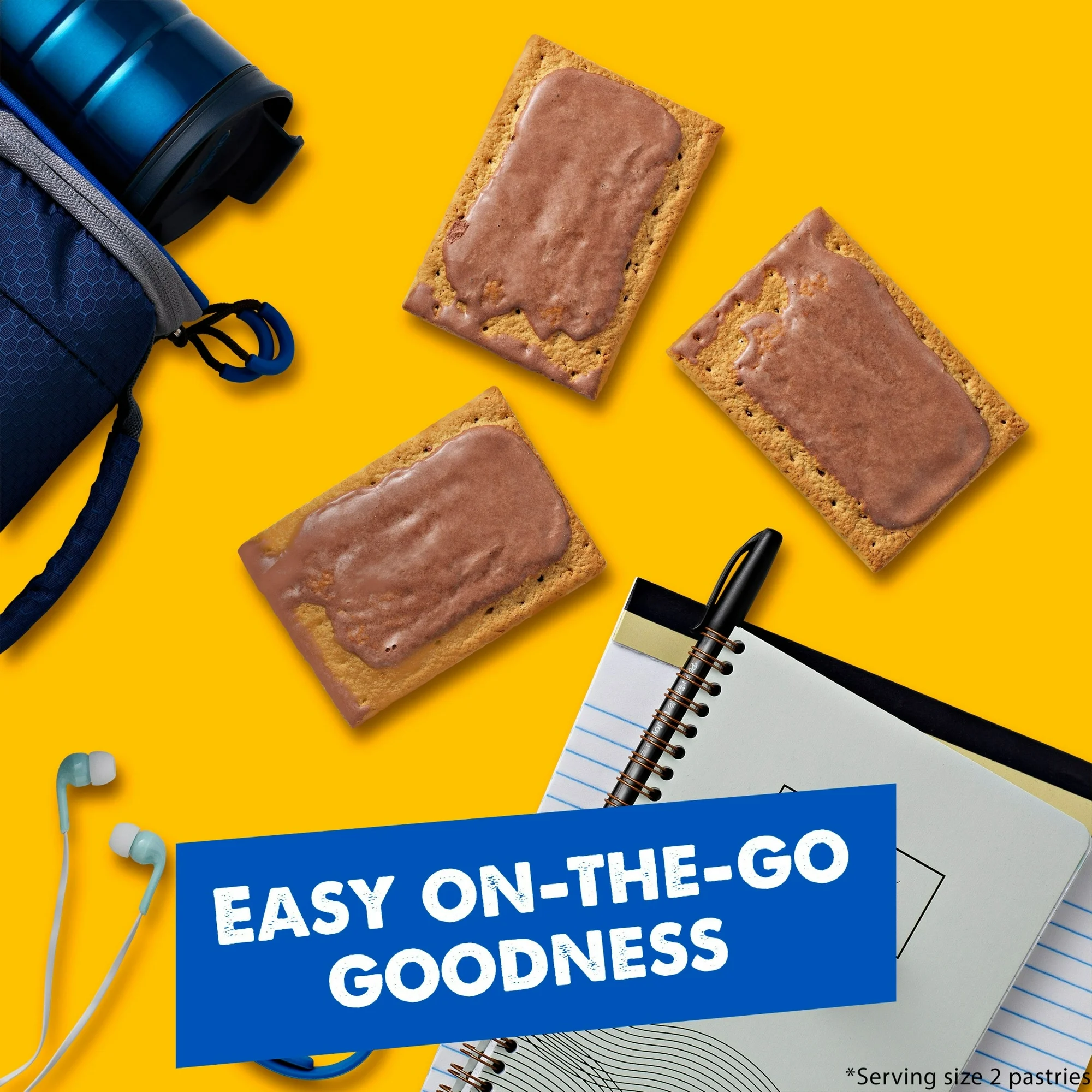 Pop-Tarts Frosted S'mores Toaster Pastries, Breakfast Foods, Shelf-Stable, 27 oz (16 Count) - Image 2