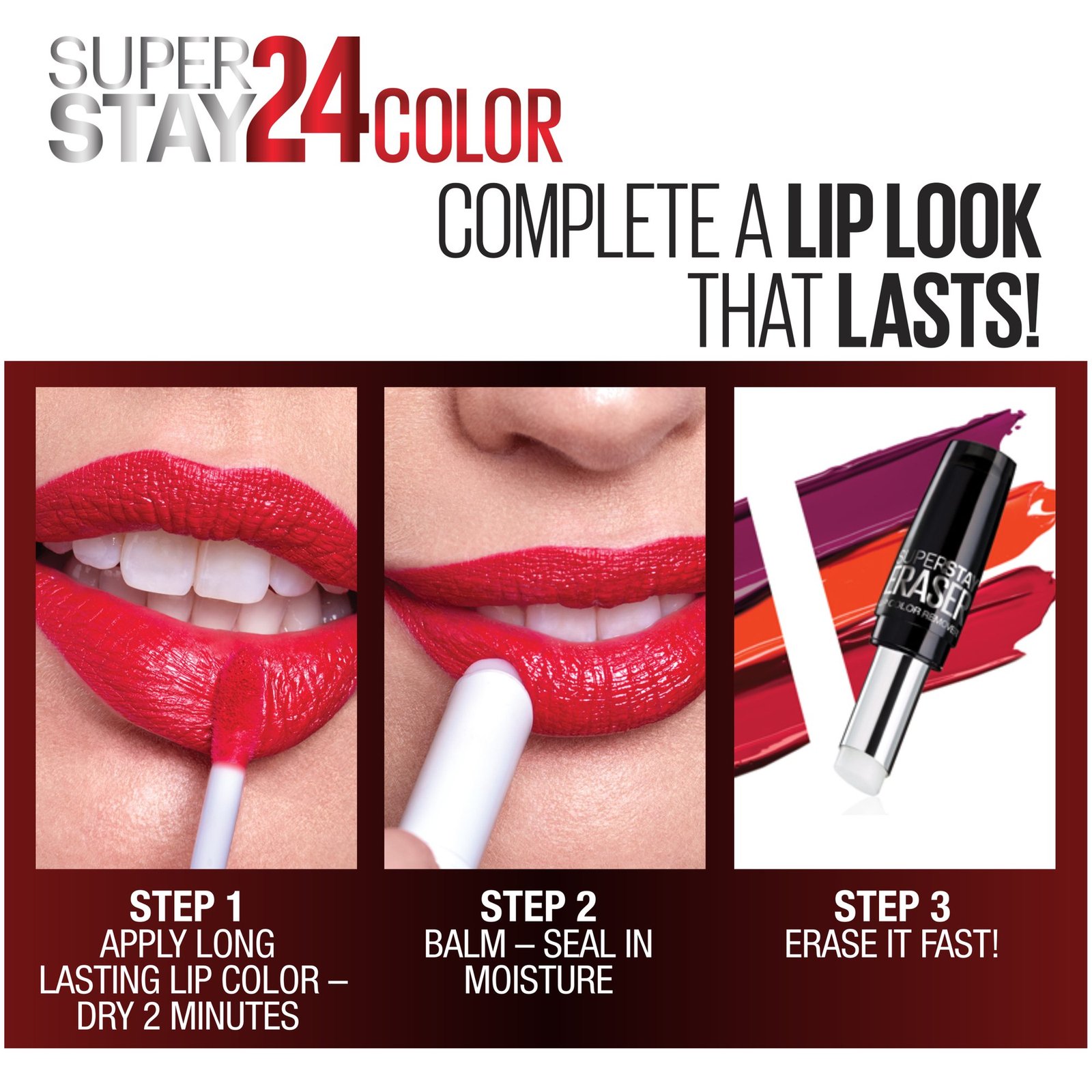 Maybelline SuperStay 24 2-Step Liquid Lipstick, Committed Coral - Image 3