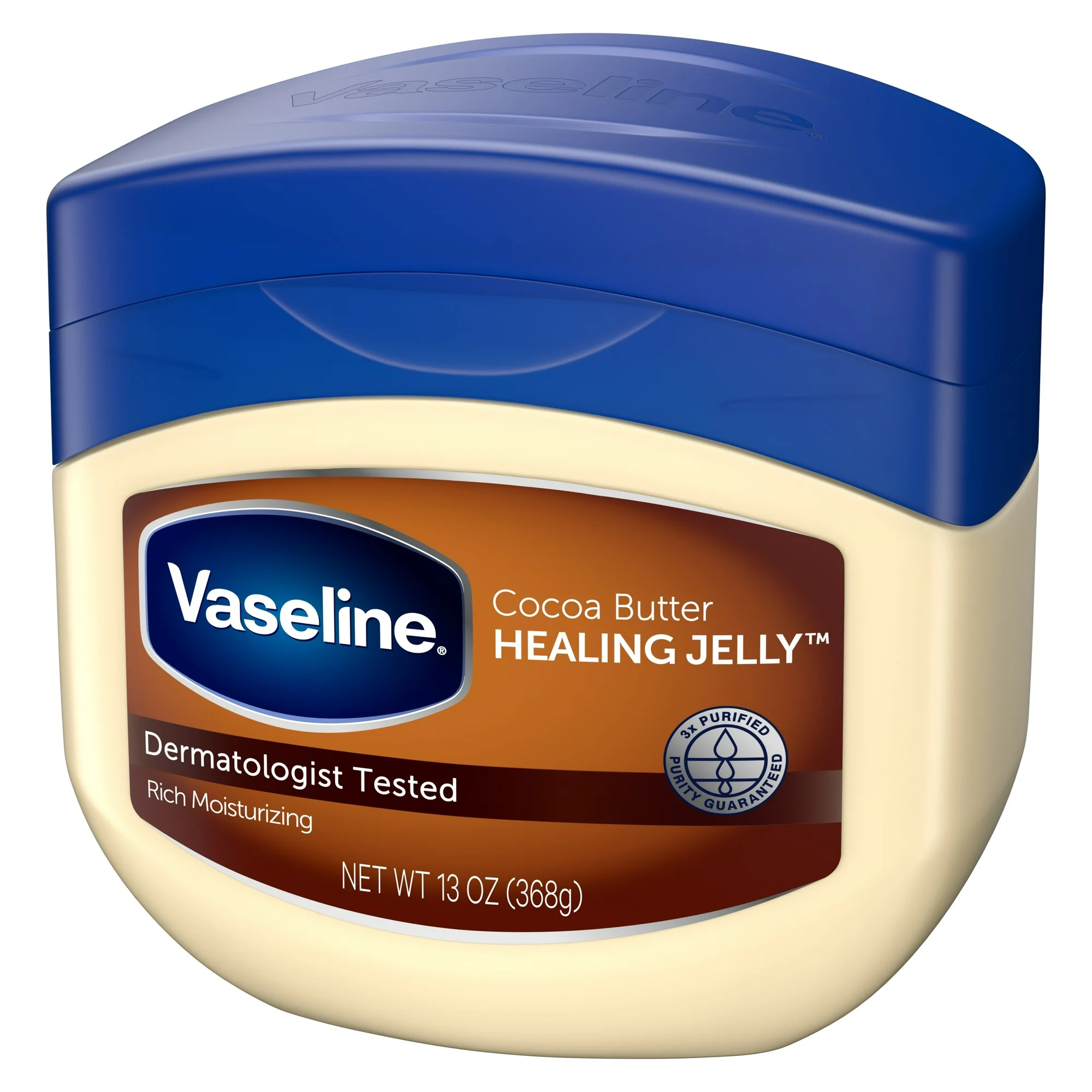 Vaseline Rich Moisturizing Cocoa Butter Healing Petroleum Jelly for Dry Skin, 13 oz - Image 6