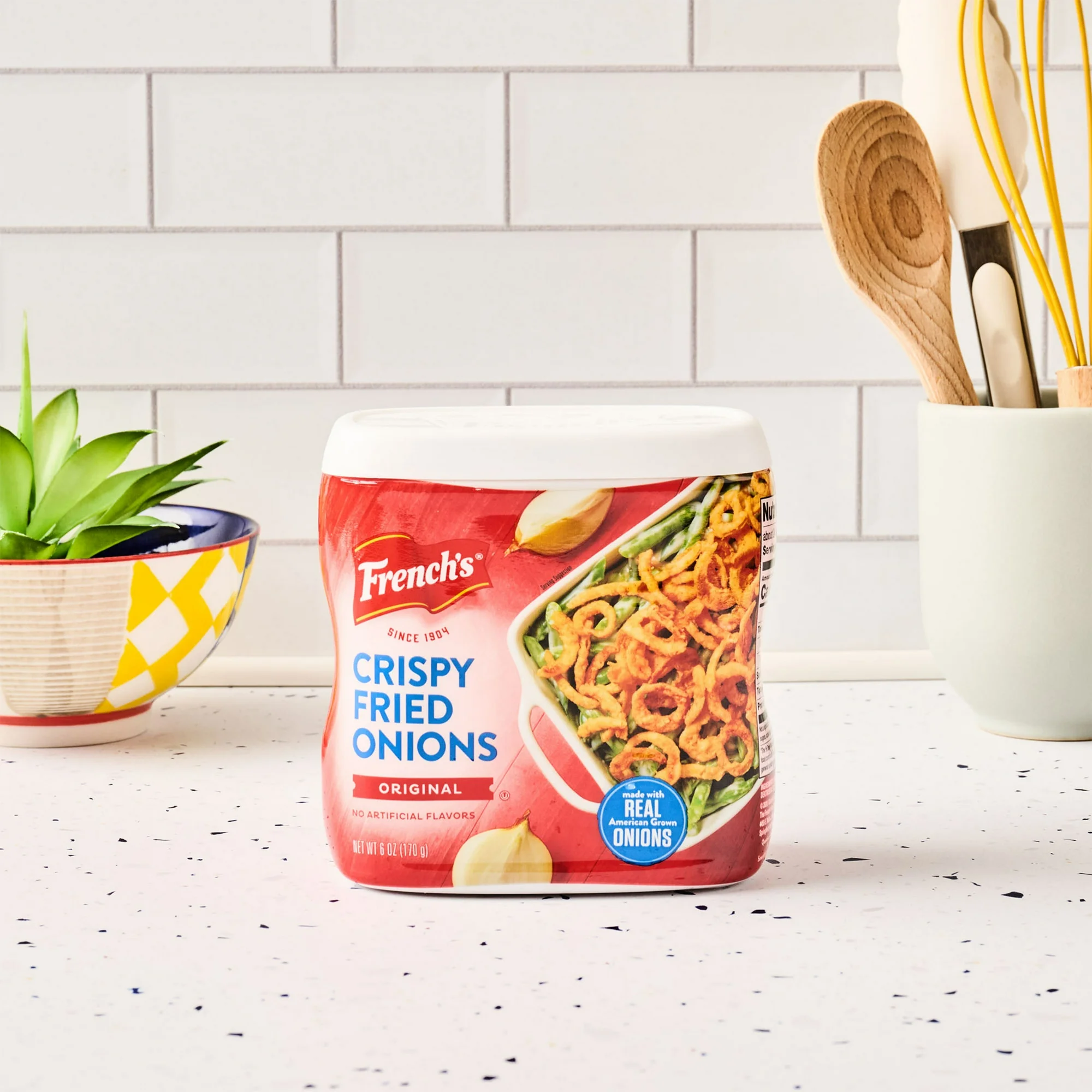 French's Non-GMO Kosher Original Crispy Fried Onions, 6.0 oz Can - Image 20