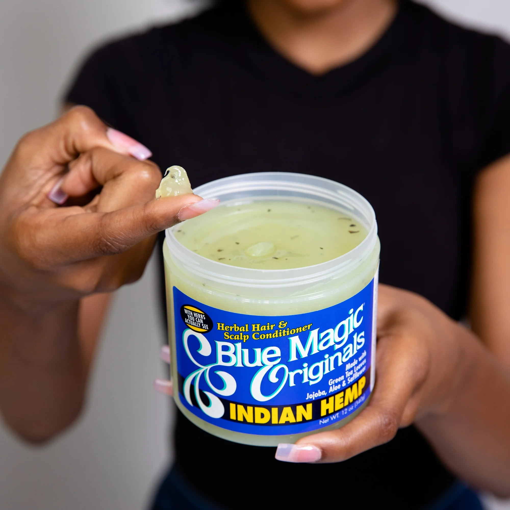 Blue Magic Originals Indian Hemp Herbal Hair & Scalp Conditioner, 12 oz, All Hair Types - Image 4