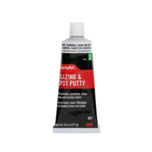 Bondo Glazing and Spot Putty, 00907ES, 4.5 oz, 1 Tube
