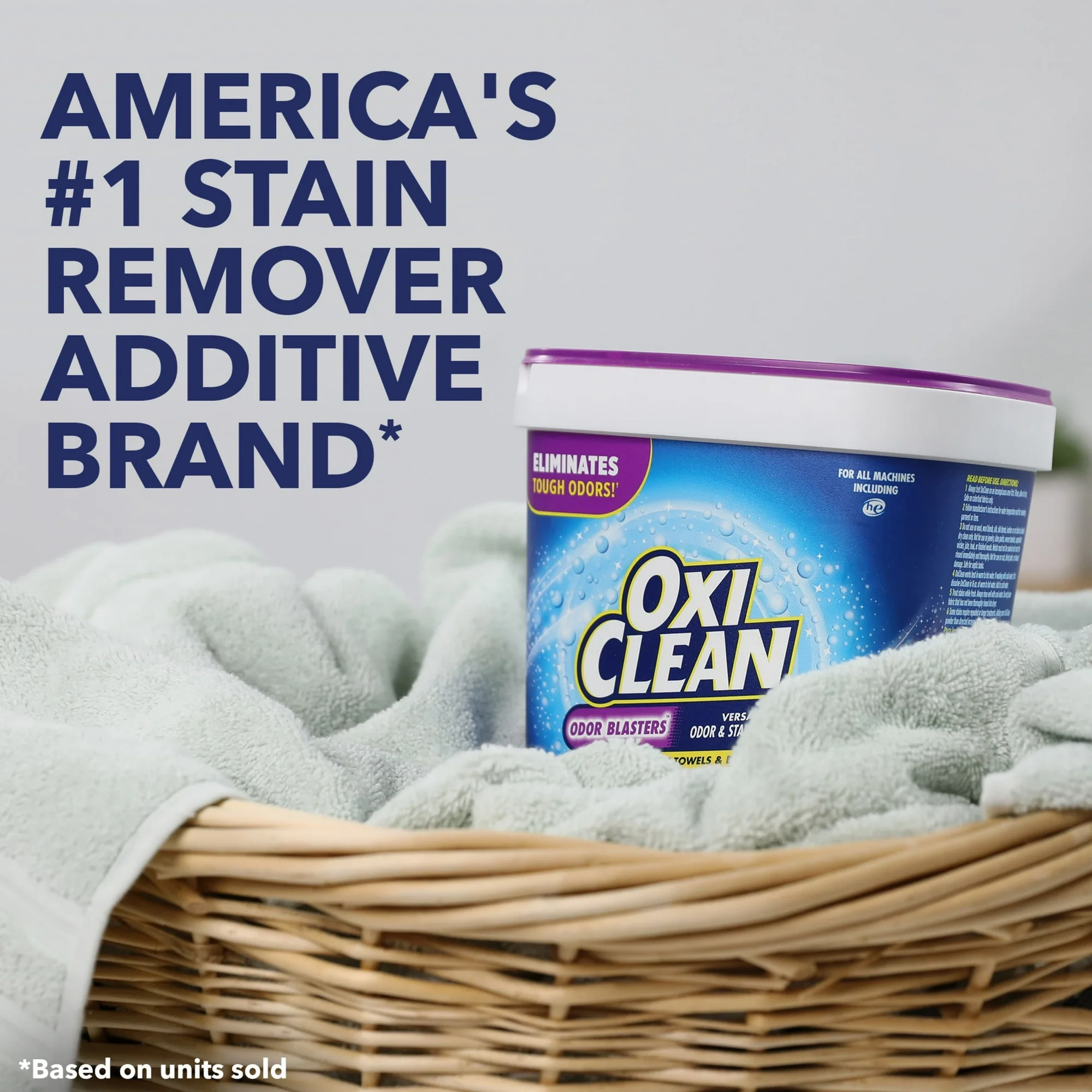 OxiClean Odor Blasters Versatile Odor and Laundry Stain Remover Powder, 5 lb - Image 8