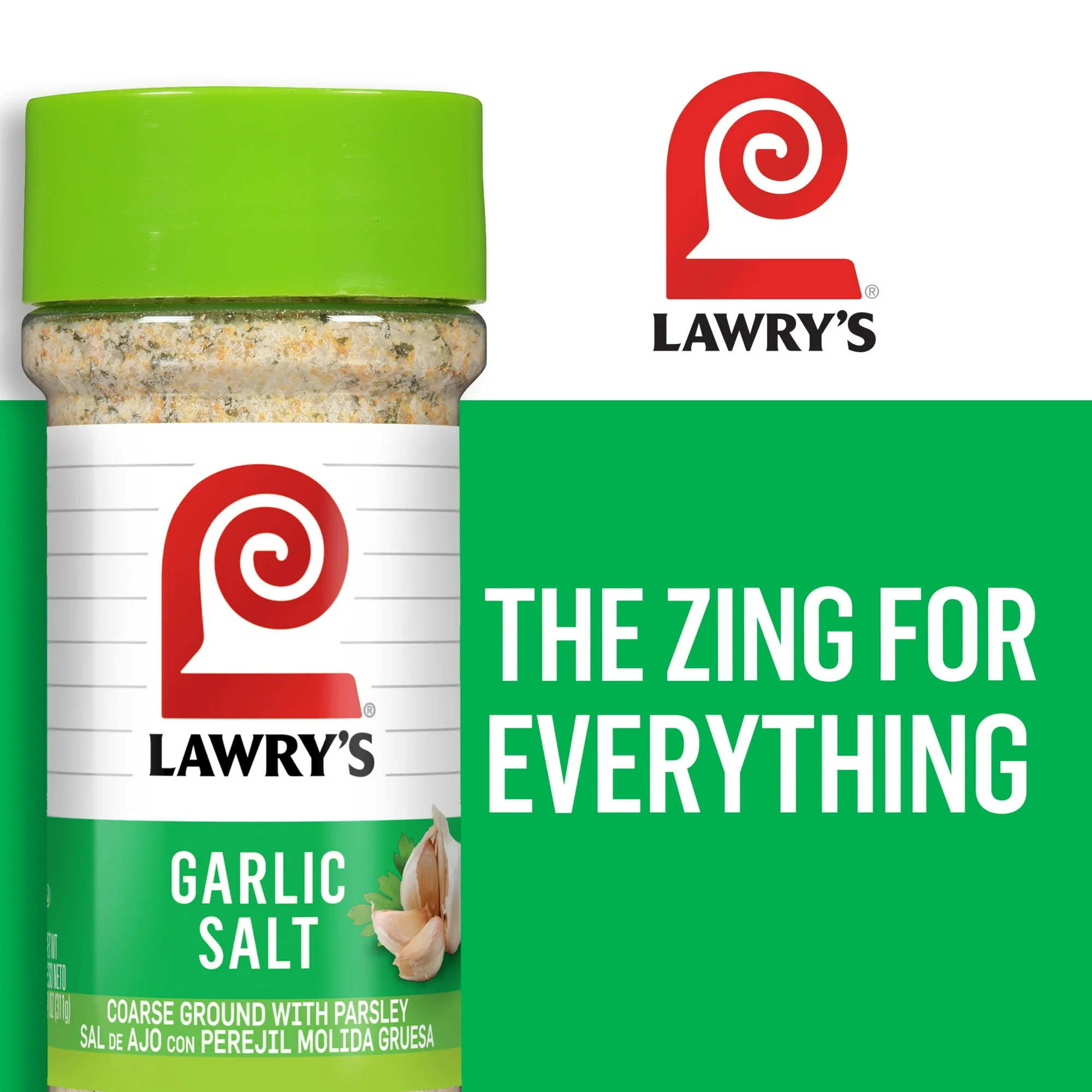 Lawry's Kosher Classic Coarse Ground Garlic Salt, 11.0 oz Bottle - Image 10
