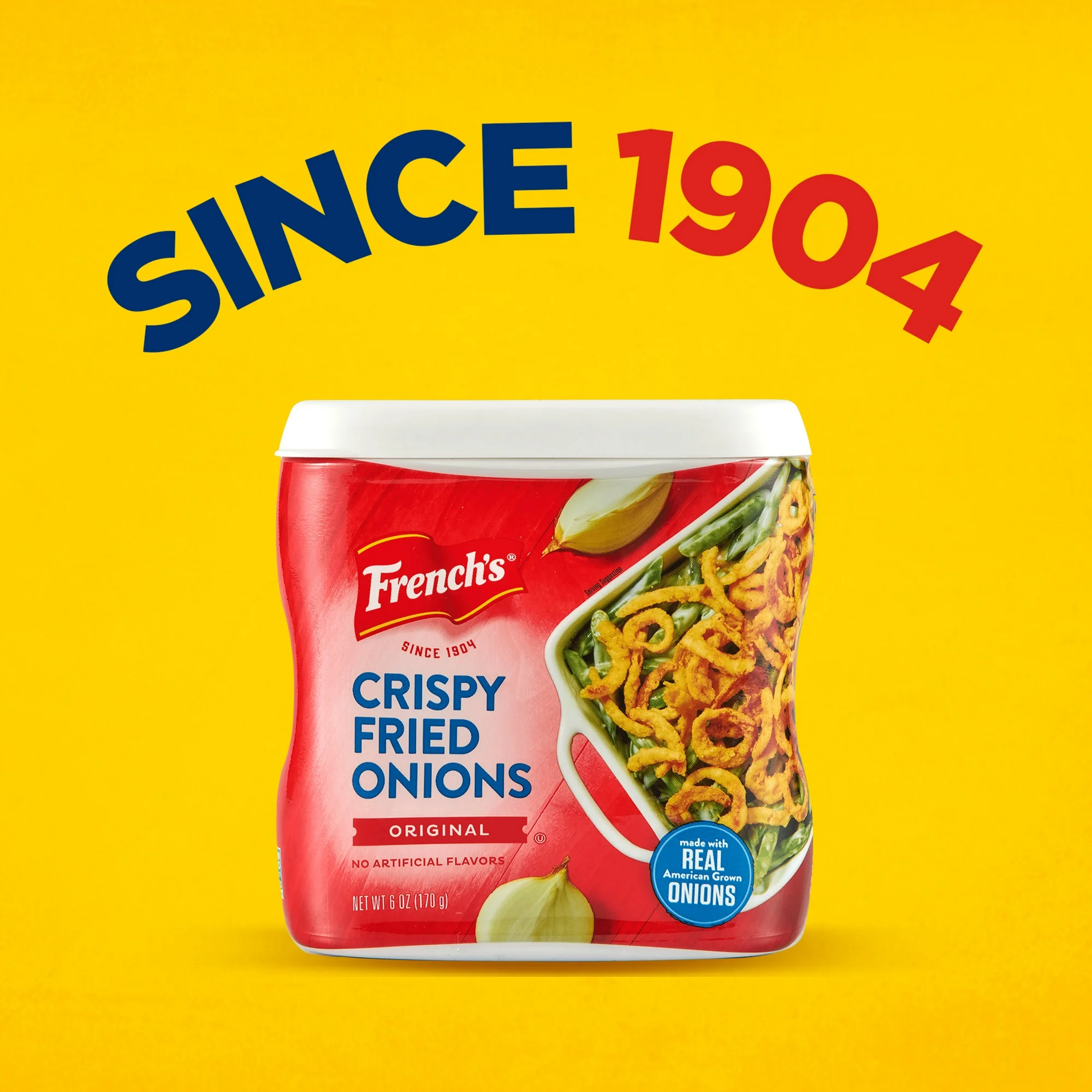 French's Non-GMO Kosher Original Crispy Fried Onions, 6.0 oz Can - Image 22